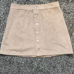 Express Suede Skirt